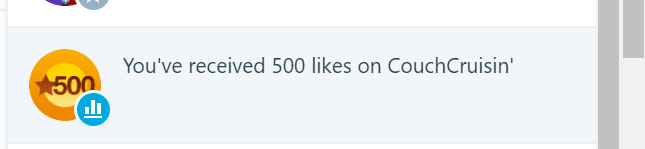 500 likes